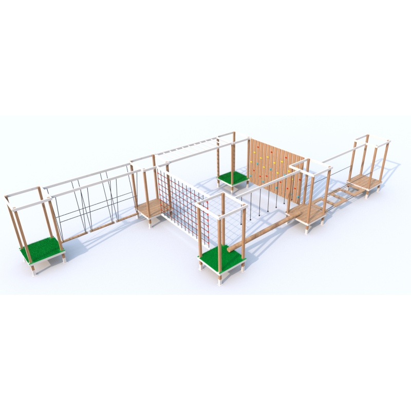 CIRCUITO LOW ROPES 6 PONTES 6 TORRES